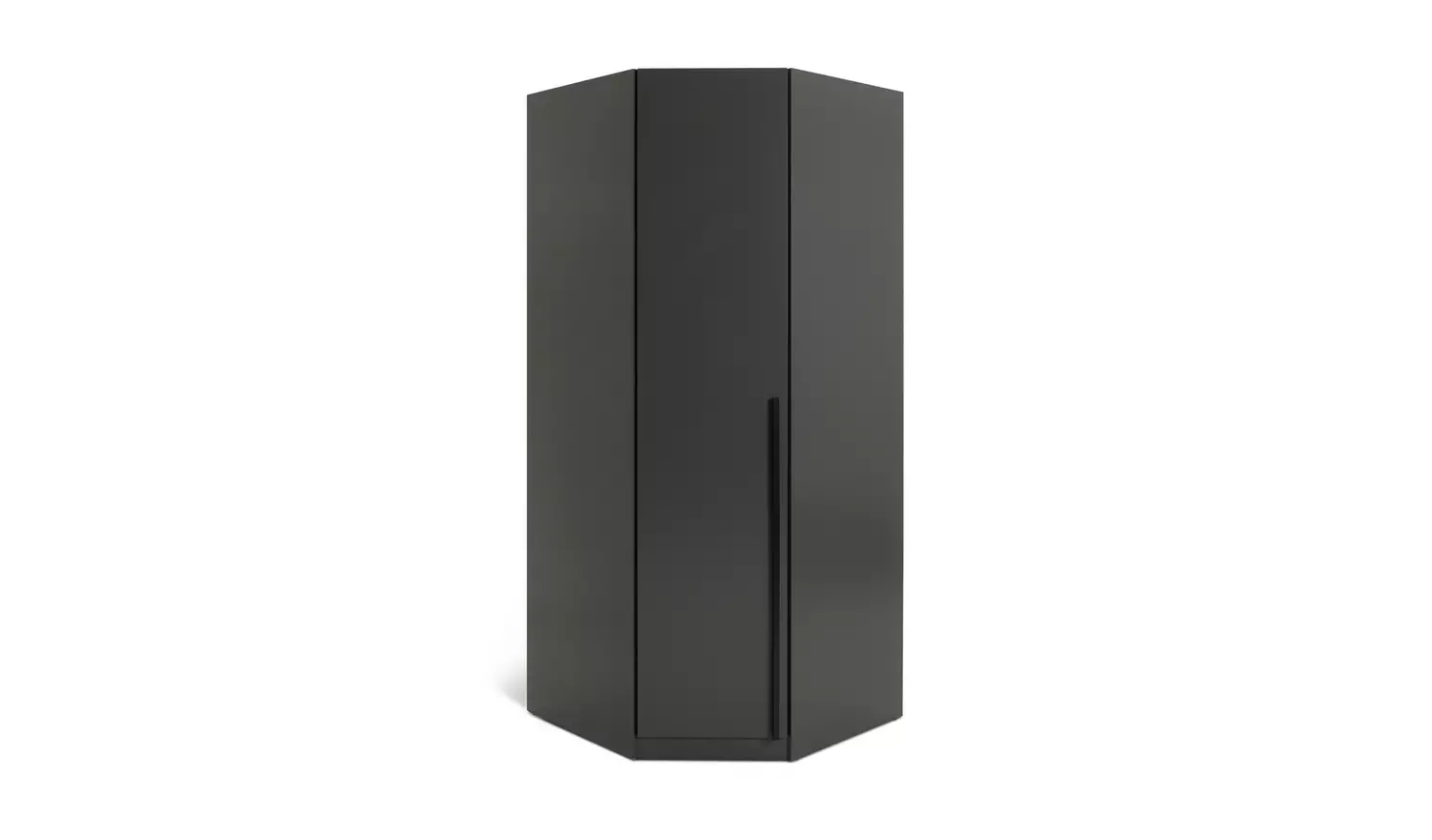 Habitat Munich Corner 1 Door Wardrobe - Anthracite