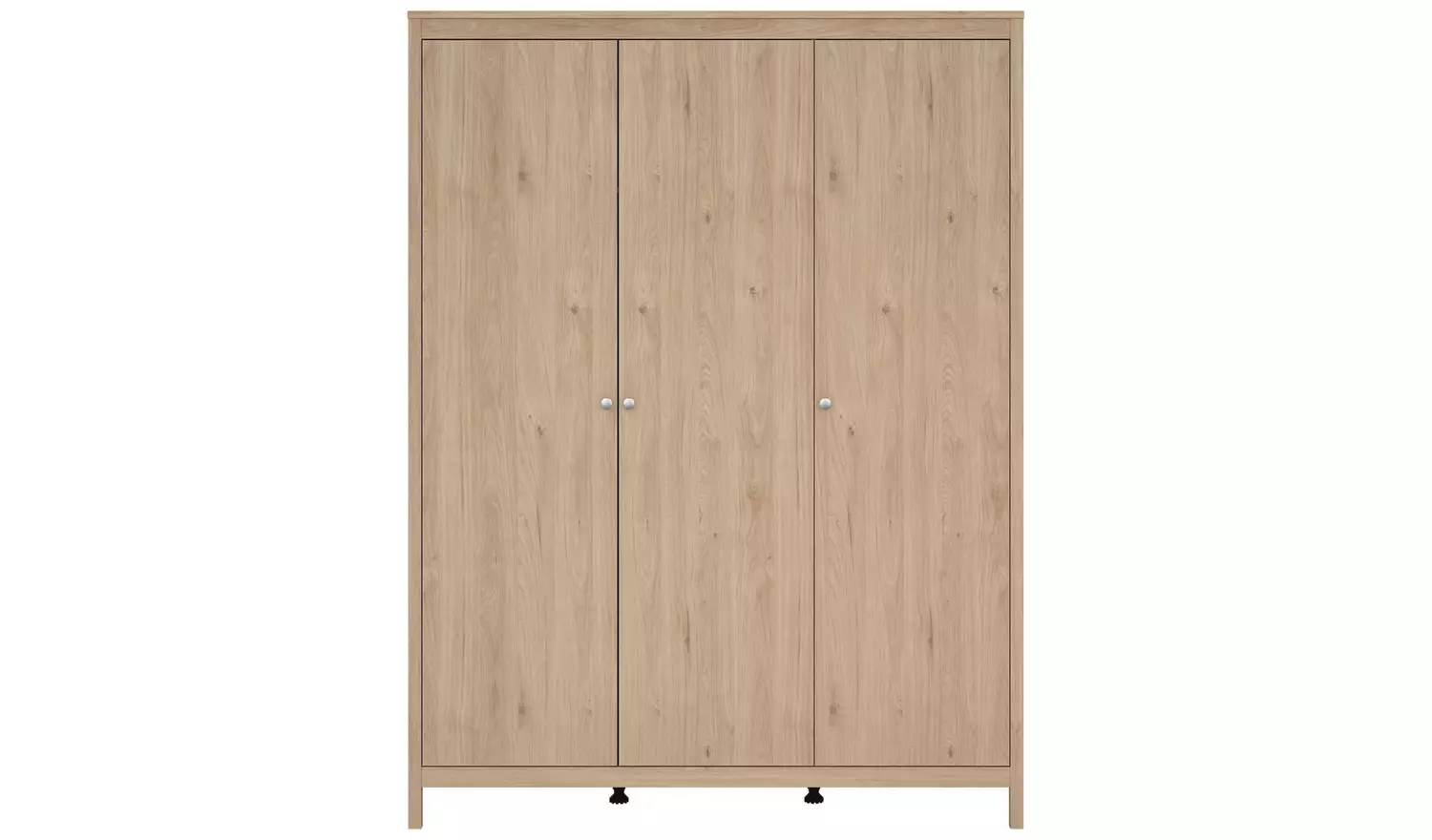 Tvilum Madrid 3 Door Wardrobe - Oak