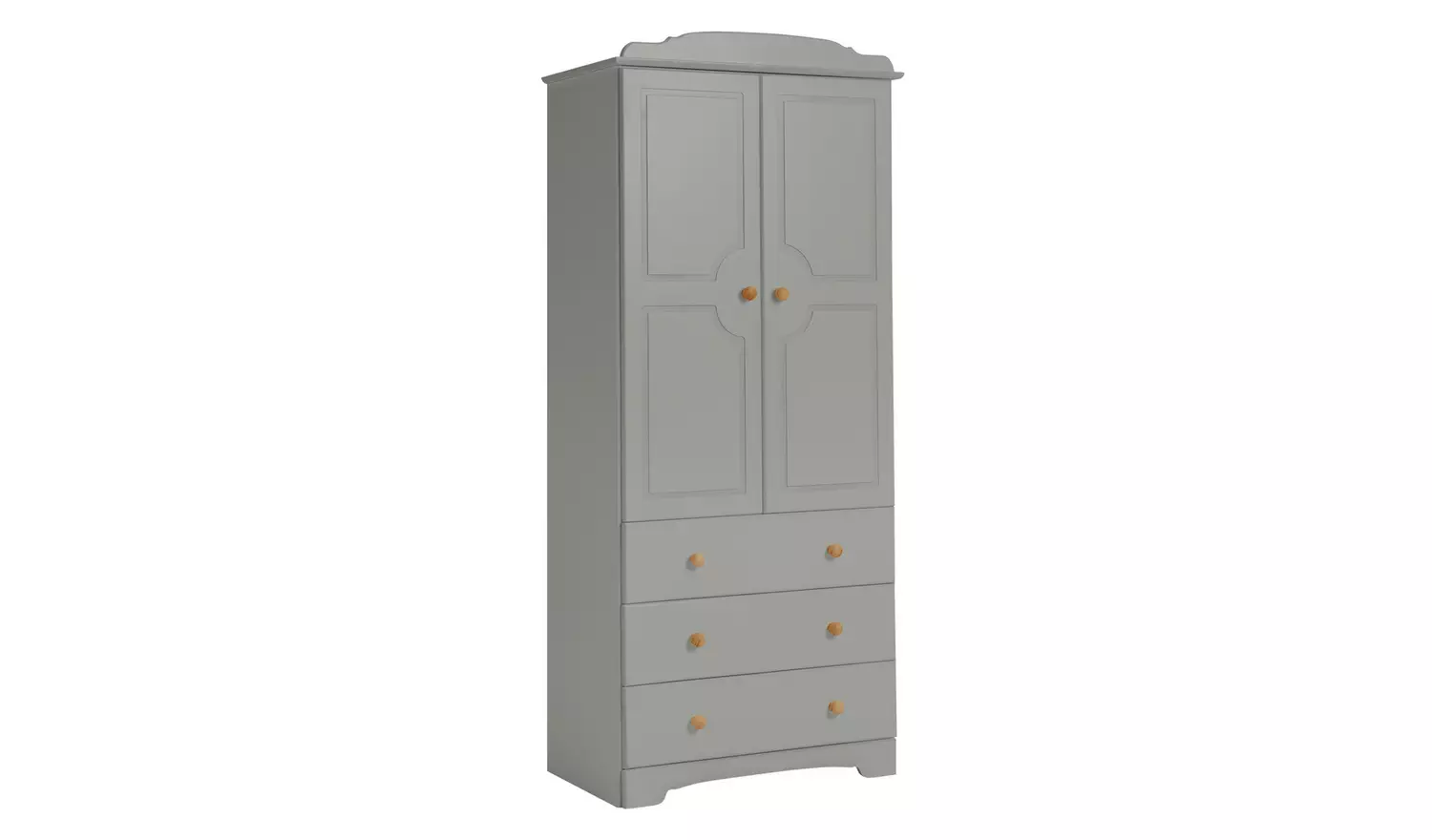 Argos Home Nordic 2 Door 3 Drawer Wardrobe - Grey