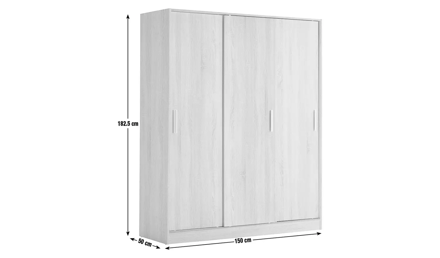 Argos Home Nova 3 Door Sliding Wardrobe - Oak