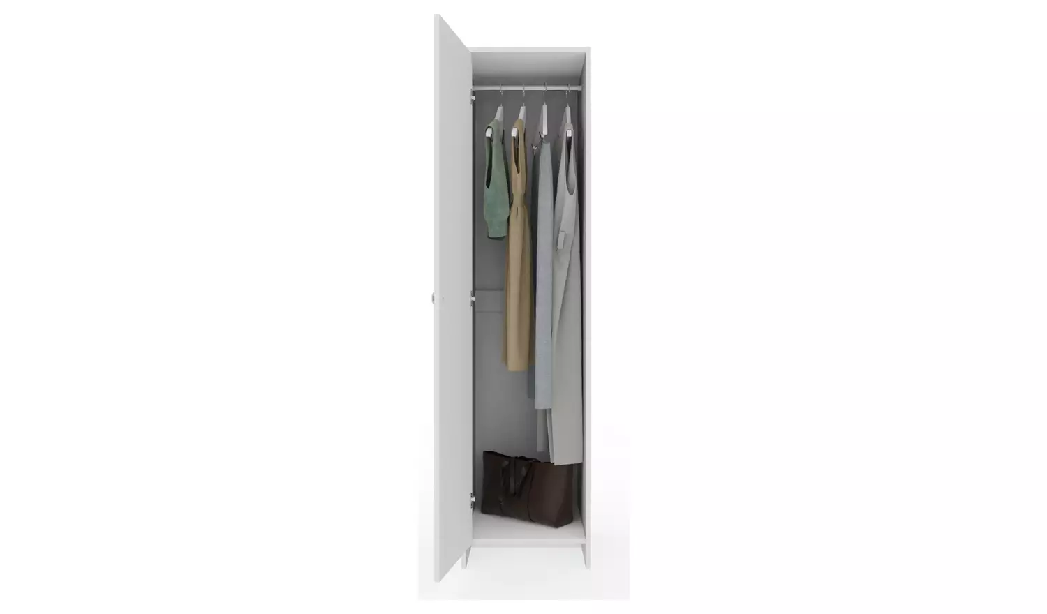 Argos Home Seville 1 Door Wardrobe - White