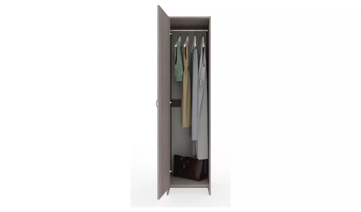 Argos Home Seville 1 Door Wardrobe - Grey & Oak