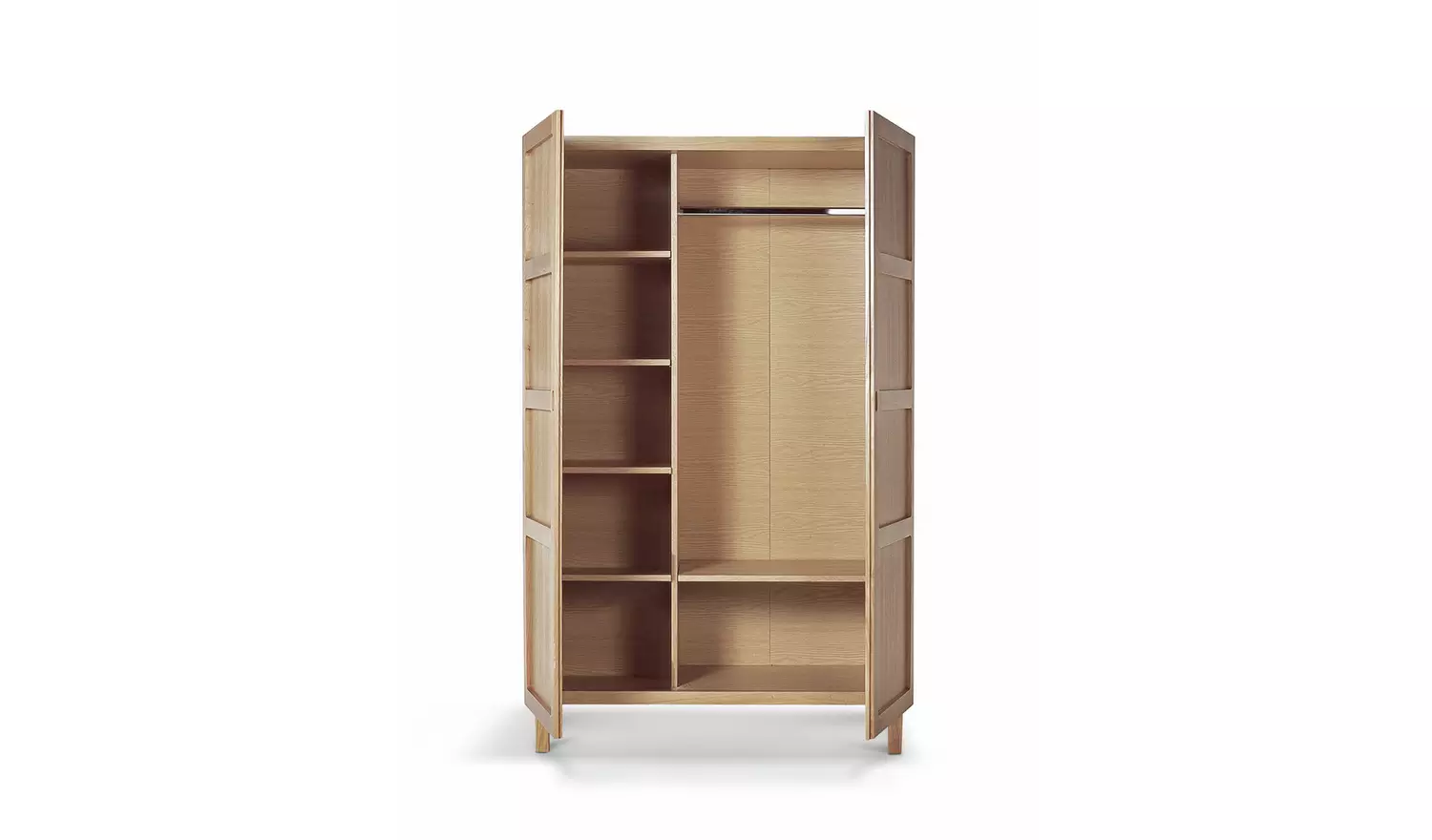 Habitat Radius 2 Door Wardrobe - Oak