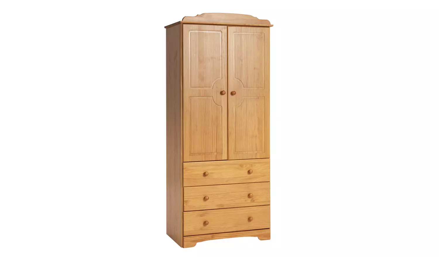 Argos Home Nordic 2 Door 3 Drawer Wardrobe - Pine
