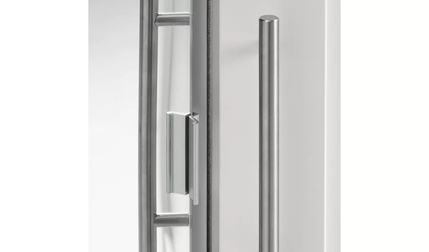 Habitat Munich Corner 3 Door Mirror Panellled Wardrobe-White