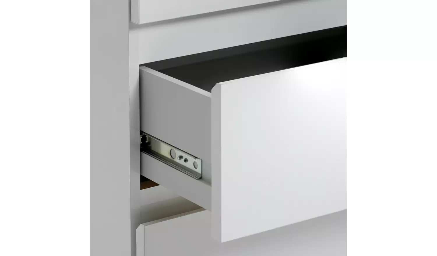 Argos Jenson 2 Door 2 Drawer Mirror Wardrobe - White Gloss