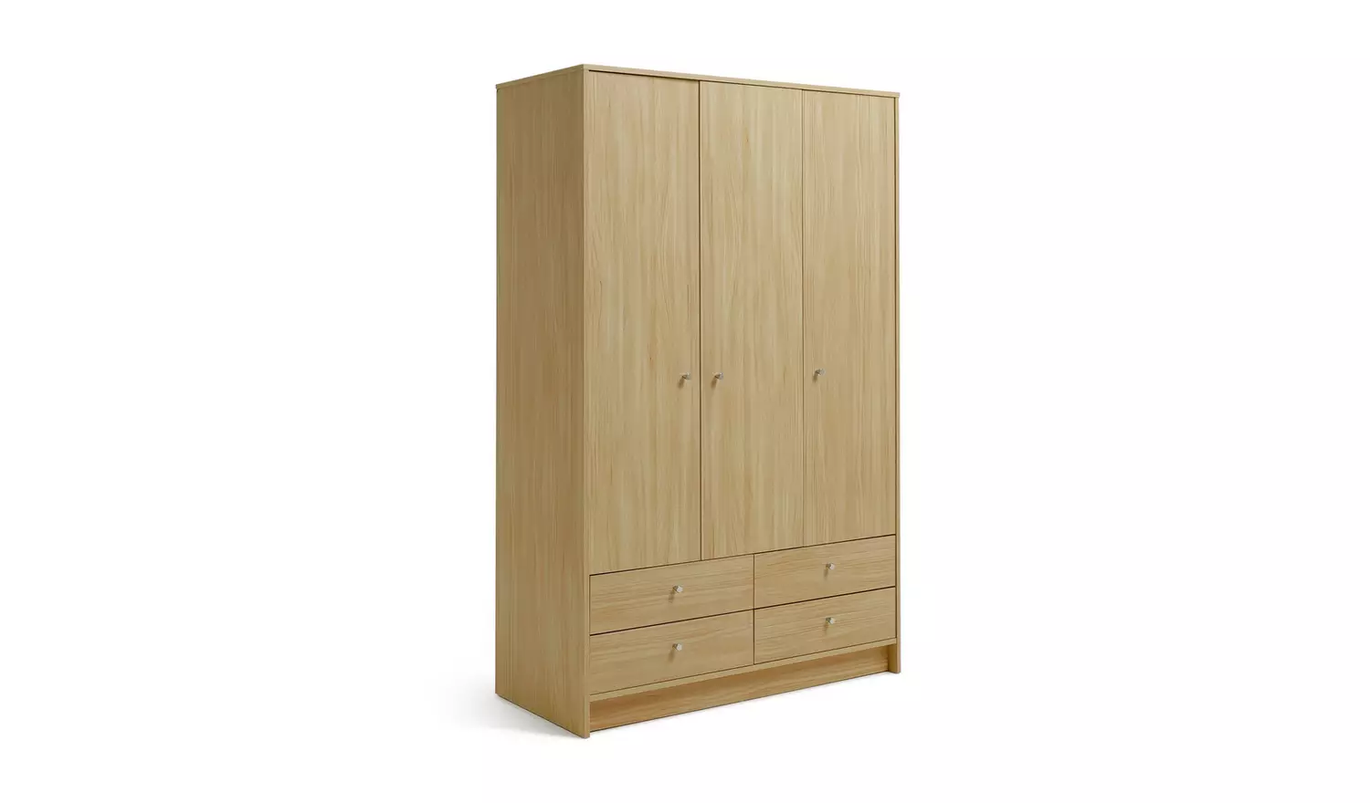 Argos Home Malibu 3 Door 4 Drawer Wardrobe - Beech Effect
