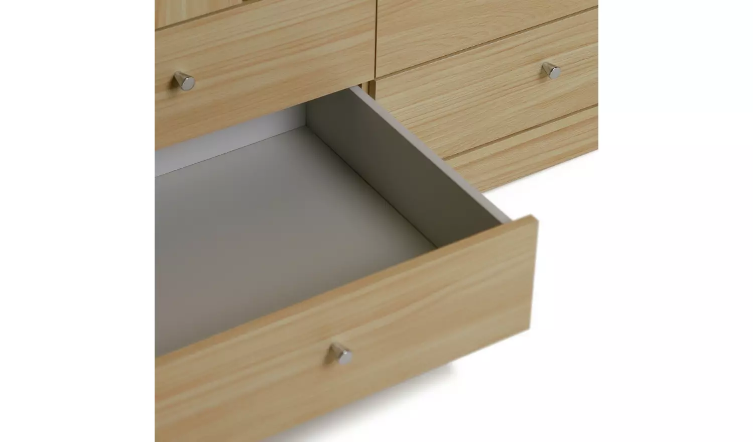 Argos Home Malibu 3 Door 4 Drawer Wardrobe - Beech Effect