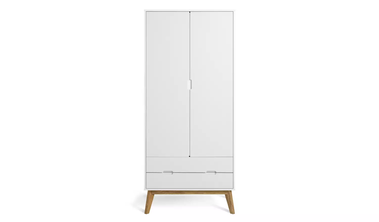 Habitat Pimlico 2 Door 2 Drawer Wardrobe - White