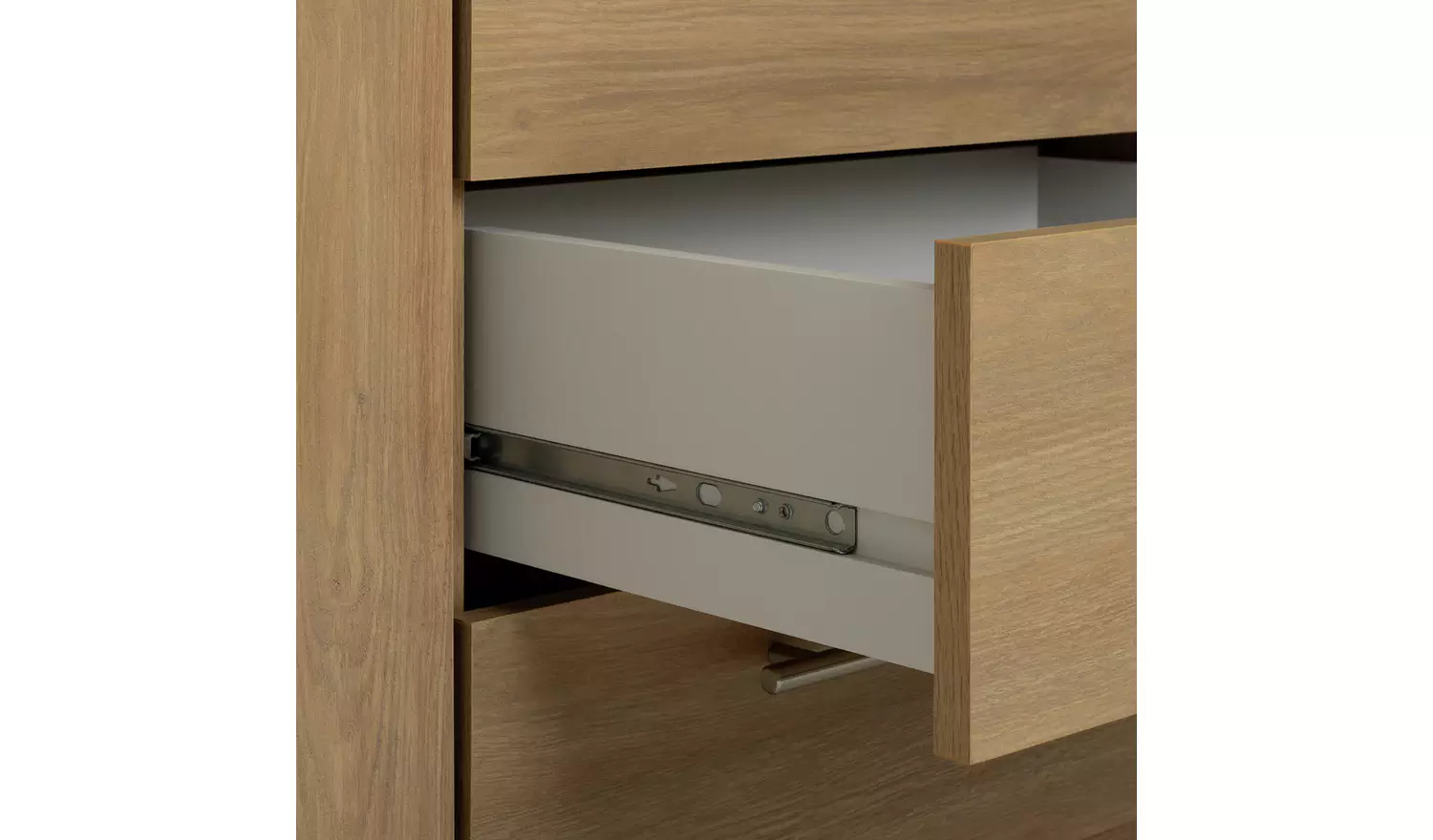 Argos Home Brisbane 3 Door 3 Drawer Wardrobe – Oak