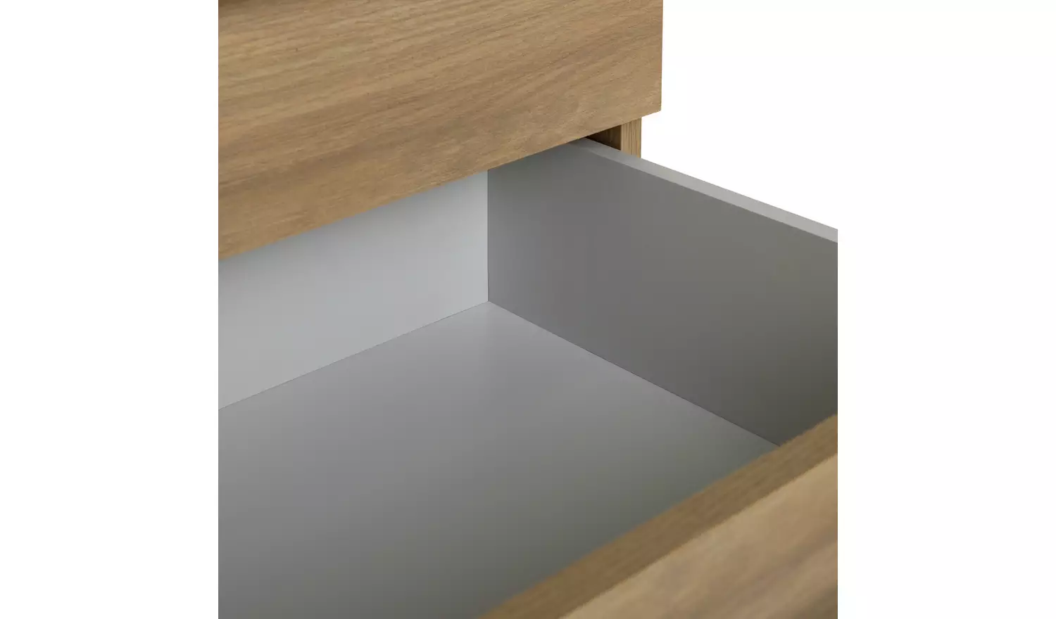 Argos Home Brisbane 2 Door 3 Drawer Mirror Wardrobe - Oak