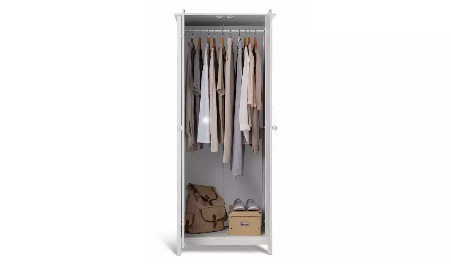 Argos Home Scandinavia 2 Door Wardrobe - White