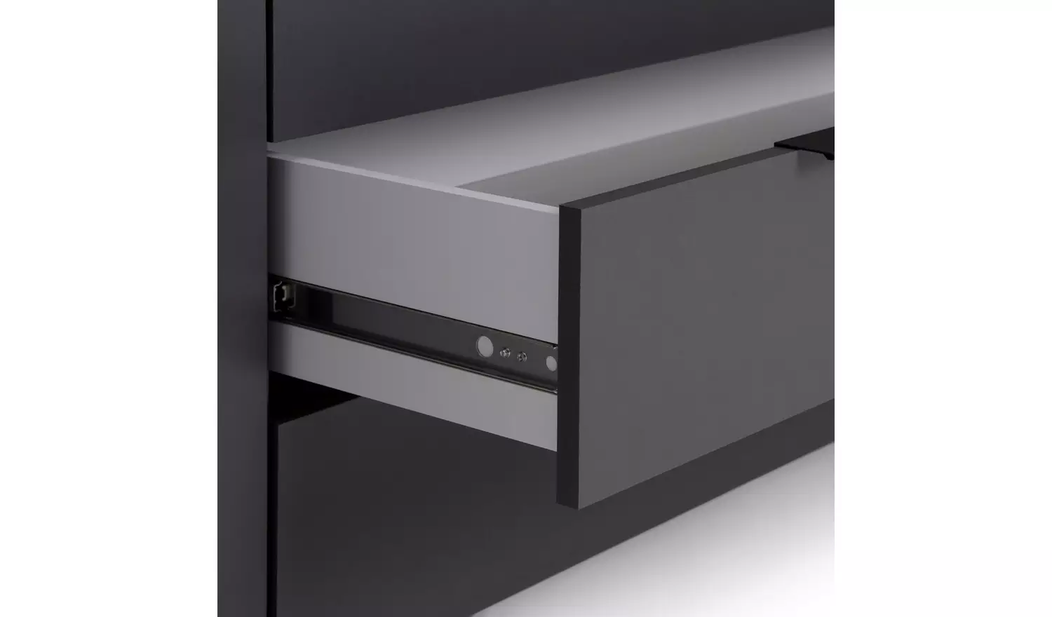 Argos Home Hallingford 4 Door 3 Drawer Wardrobe - Anthracite