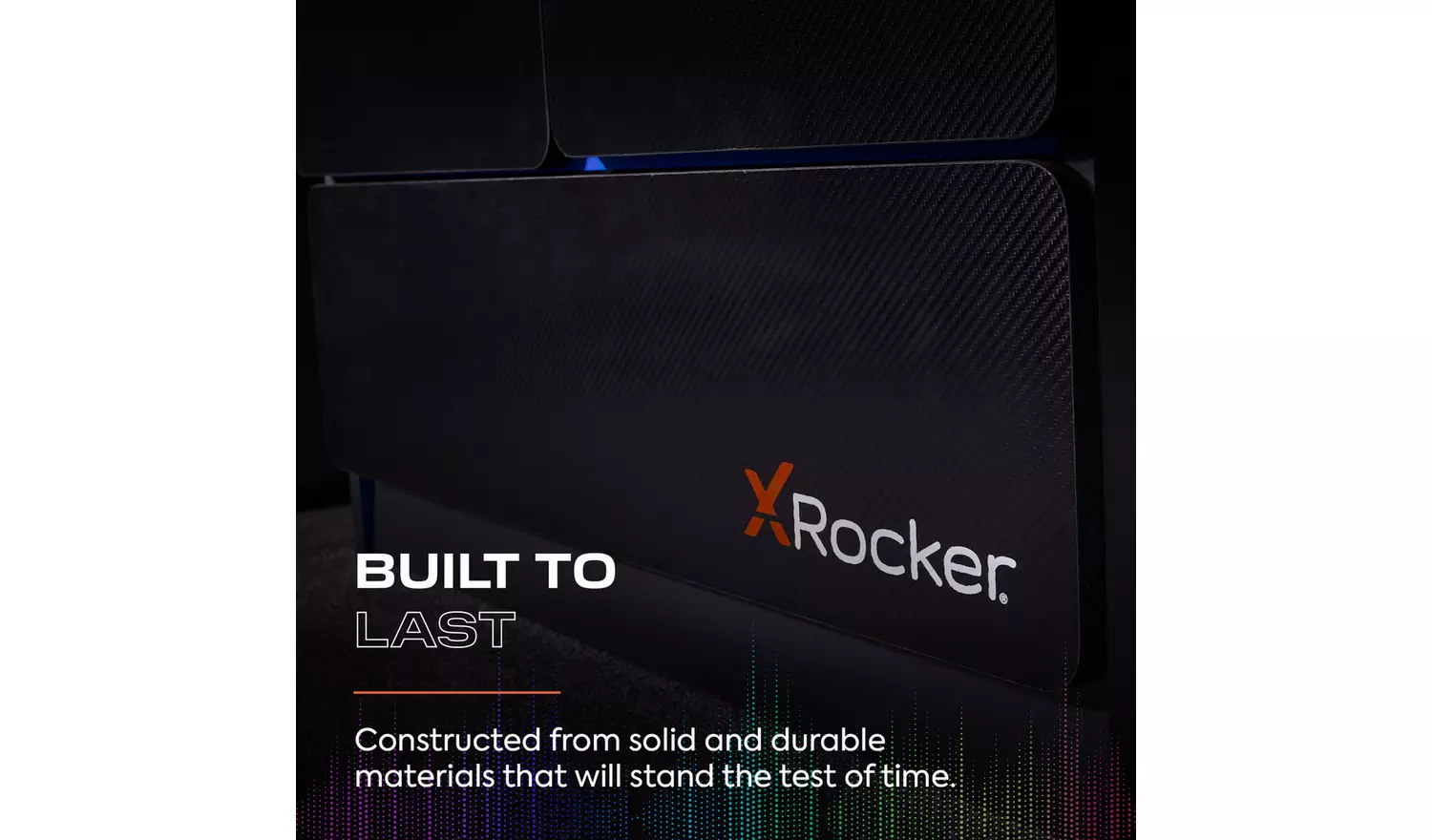 X Rocker Carbon Tek 2 Door Wardrobe - Grey And Blue