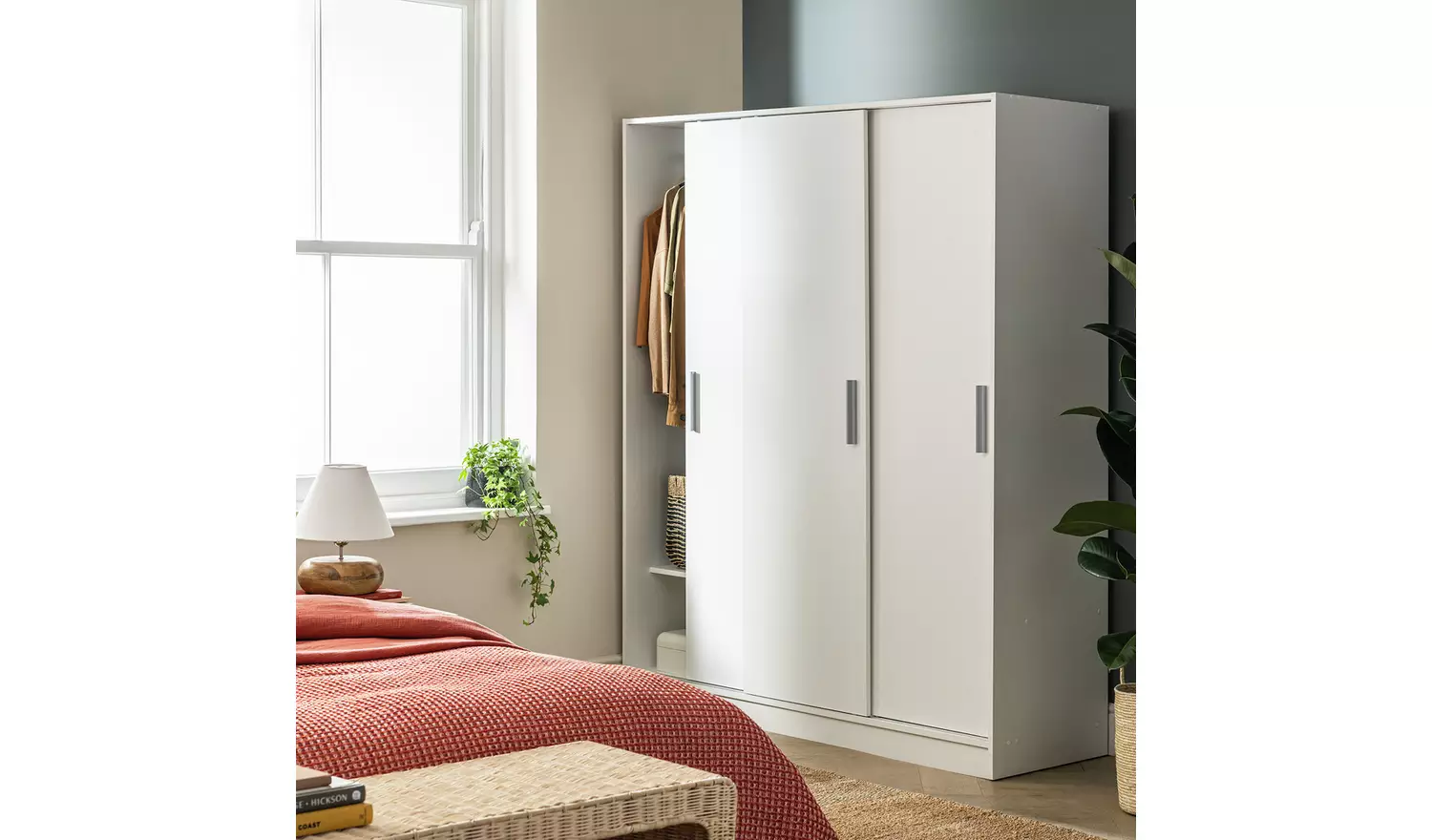 Argos Home Nova 3 Door Sliding Wardrobe - White