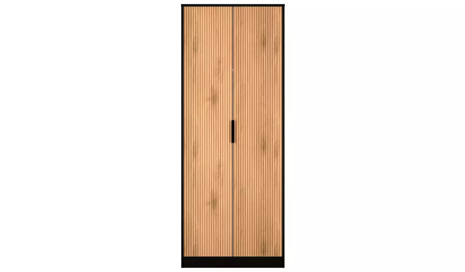 Livara Bergen 2 Door Wardrobe - Black