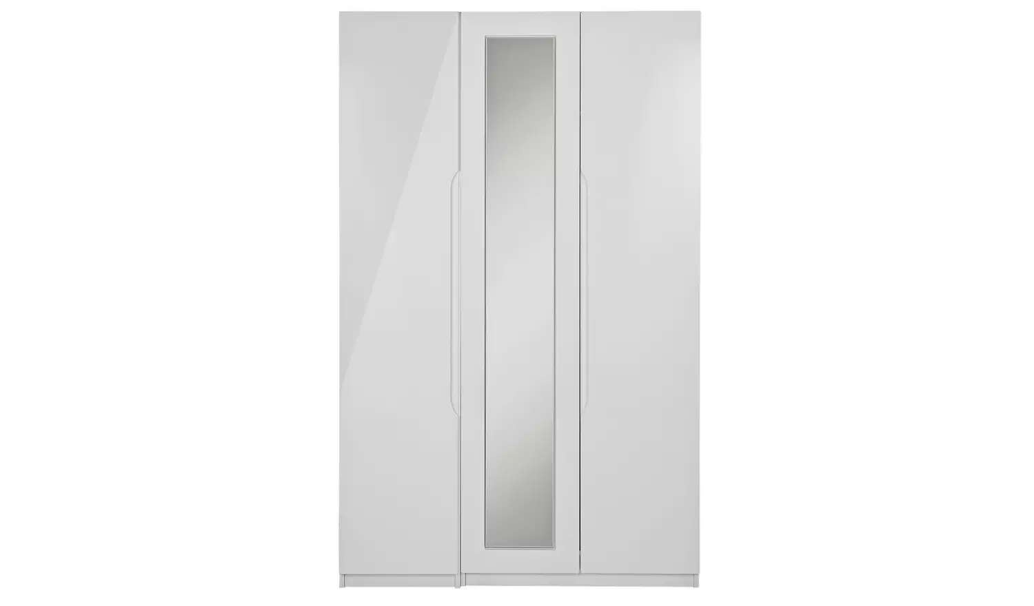 Legato 3 Door Wardrobe - Grey Gloss
