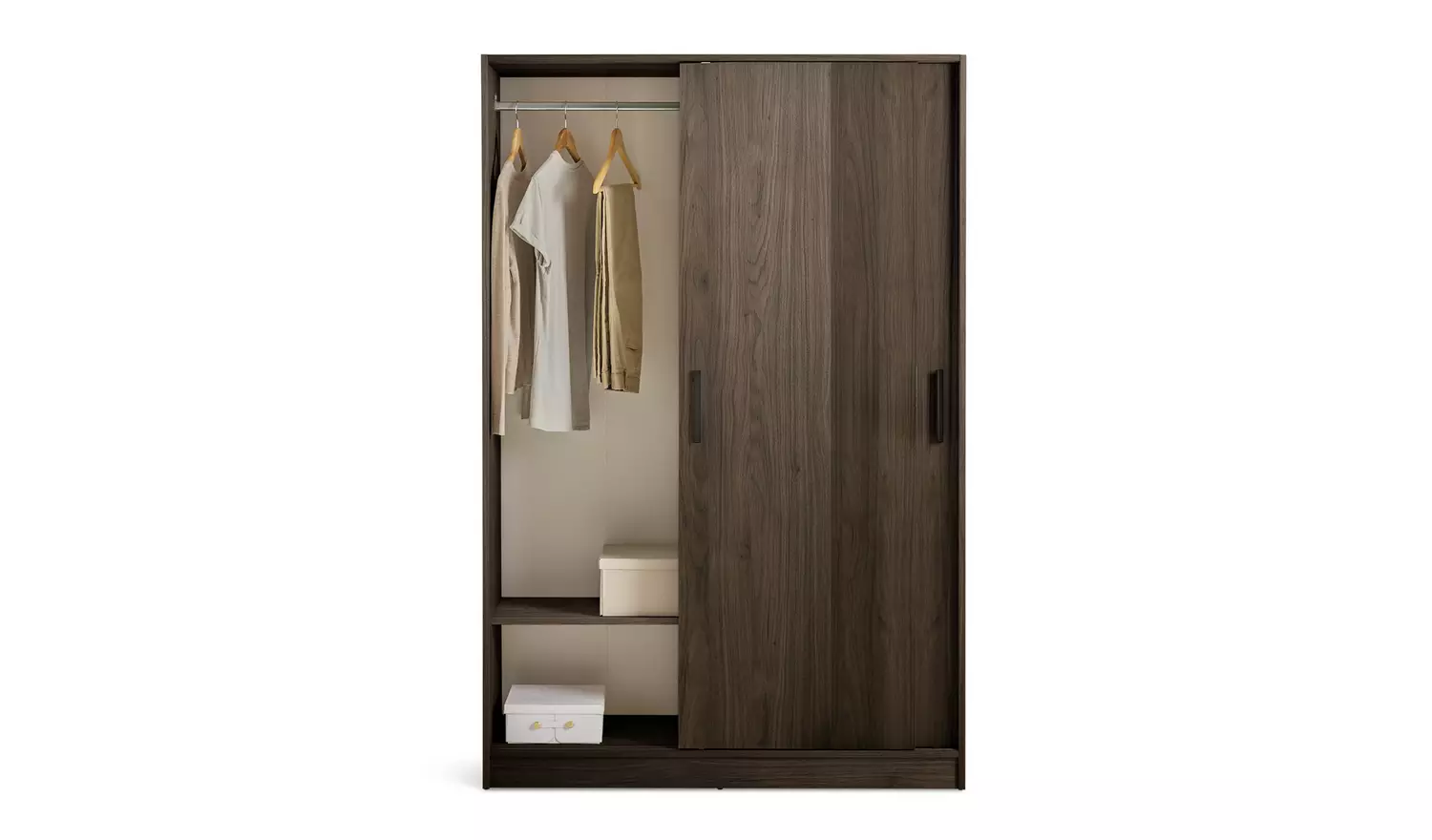 Argos Home Nova 2 Door Sliding Wardrobe - Walnut