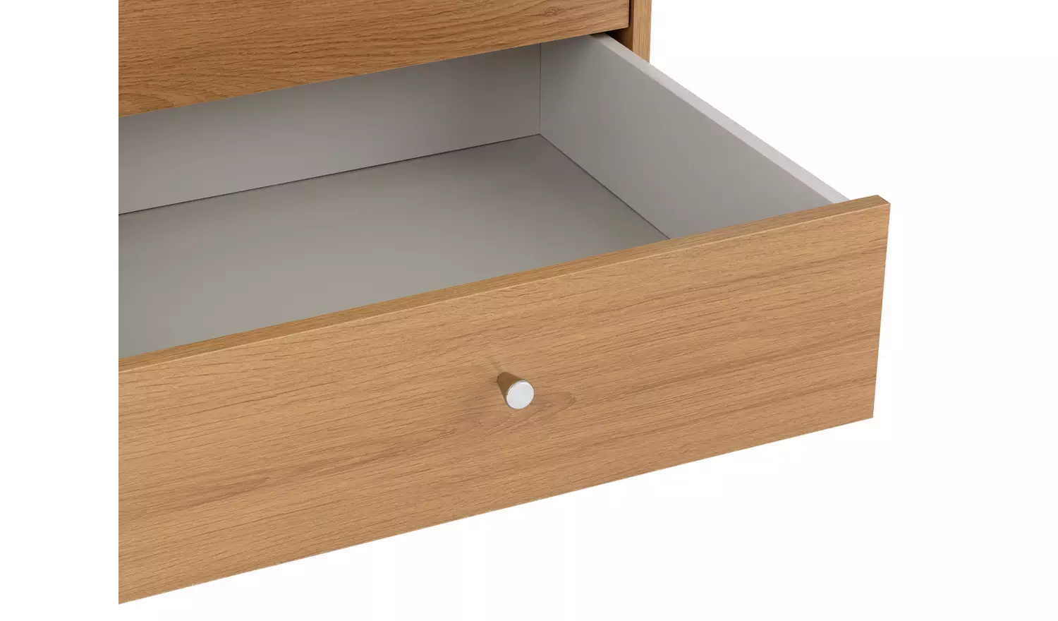 Argos Home Malibu 3 Dr 4 Drawer Mirror Wardrobe - Oak Effect