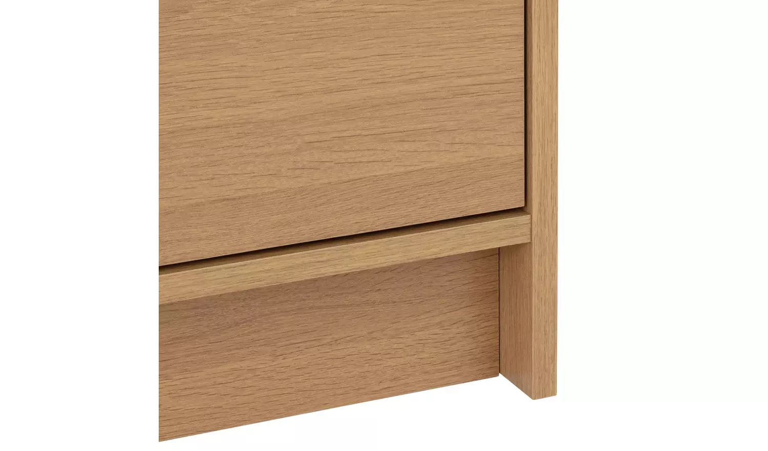 Argos Home Malibu 3 Dr 4 Drawer Mirror Wardrobe - Oak Effect