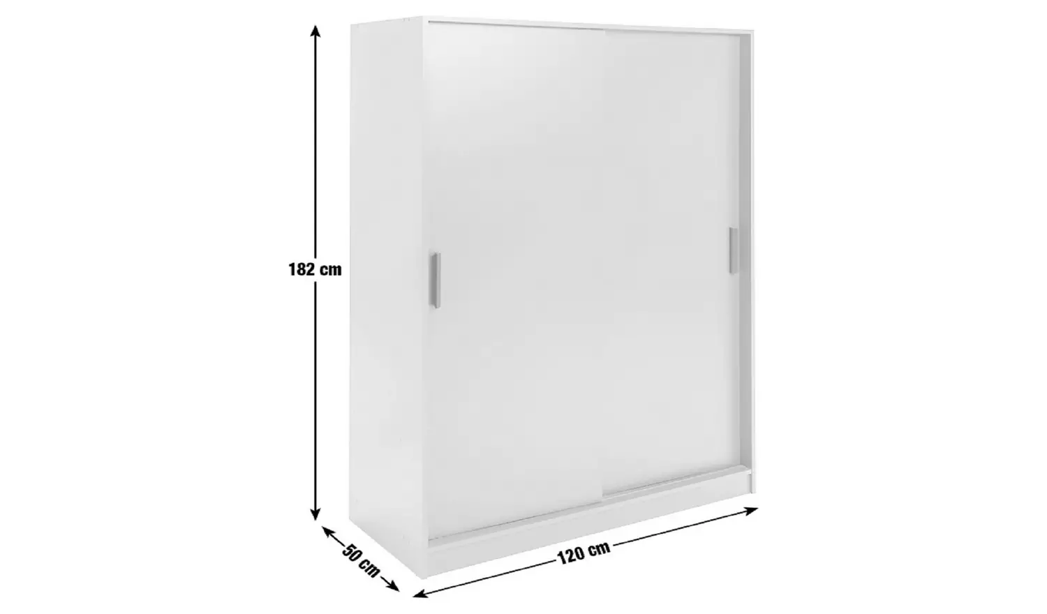 Argos Home Nova 2 Door Sliding Wardrobe - Beige