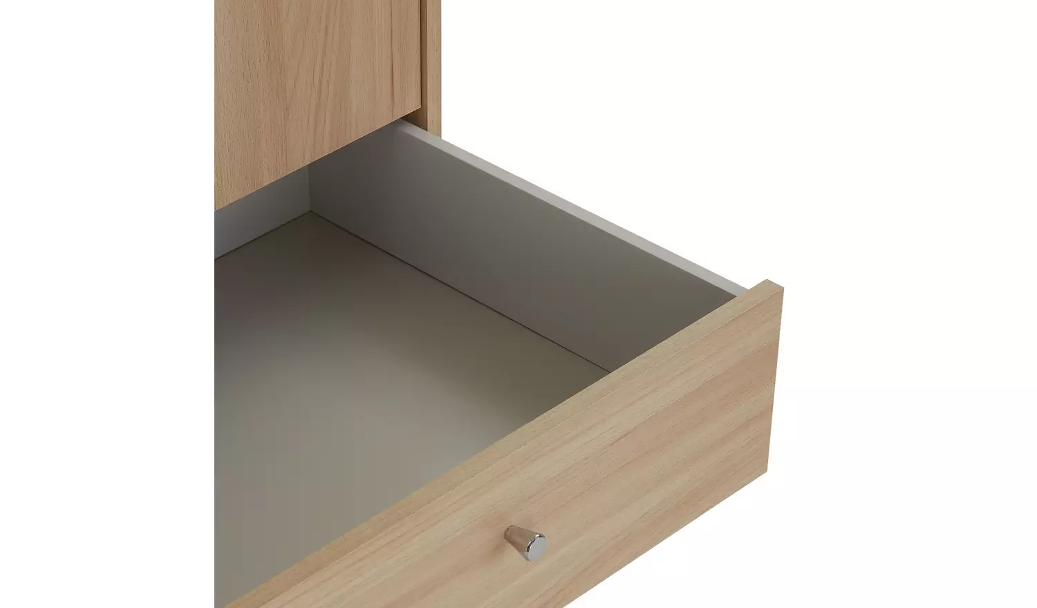 Argos Home Malibu 3 Dr 4 Drawer Mirror Wardrobe-Beech Effect