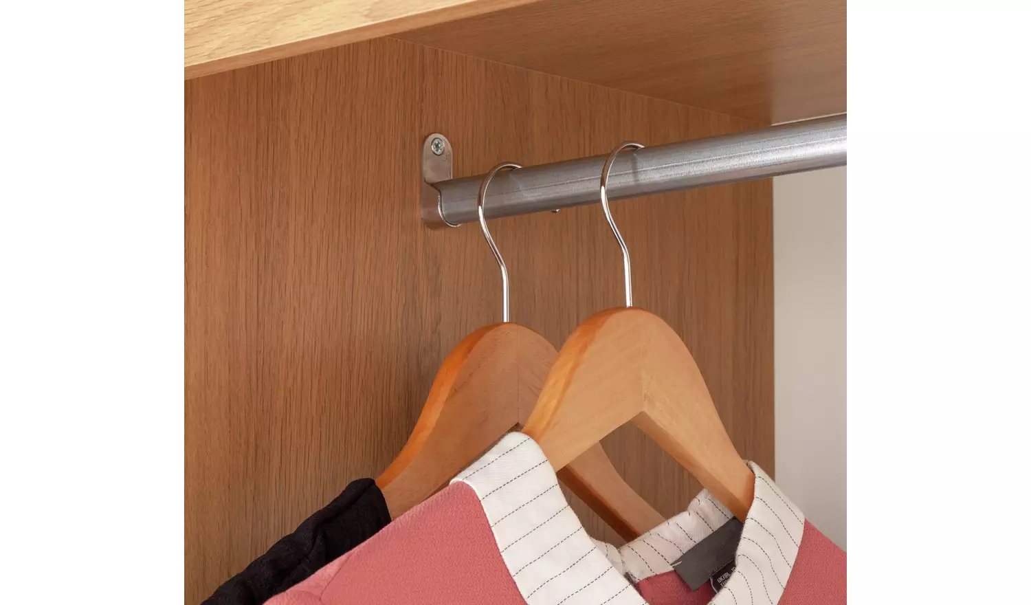 Argos Home Malibu 4 Dr 3 Drawer Mirror Wardrobe - Oak Effect