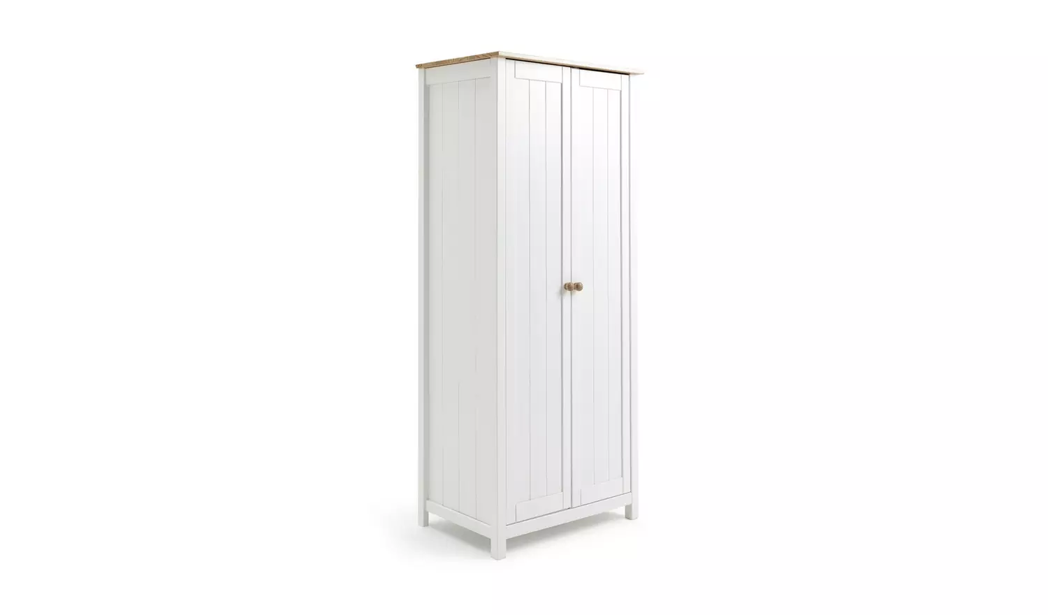 Argos Home Scandinavia 2 Door Wardrobe - Pine & White