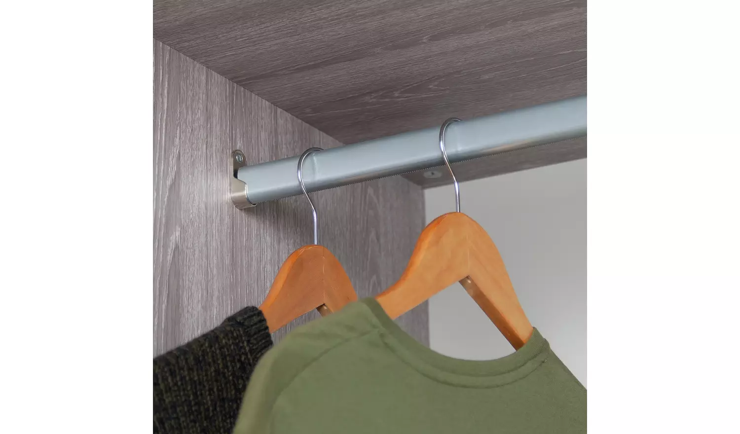 Argos Home Hallingford 2 Door 3 Drawer Wardrobe - Grey Oak