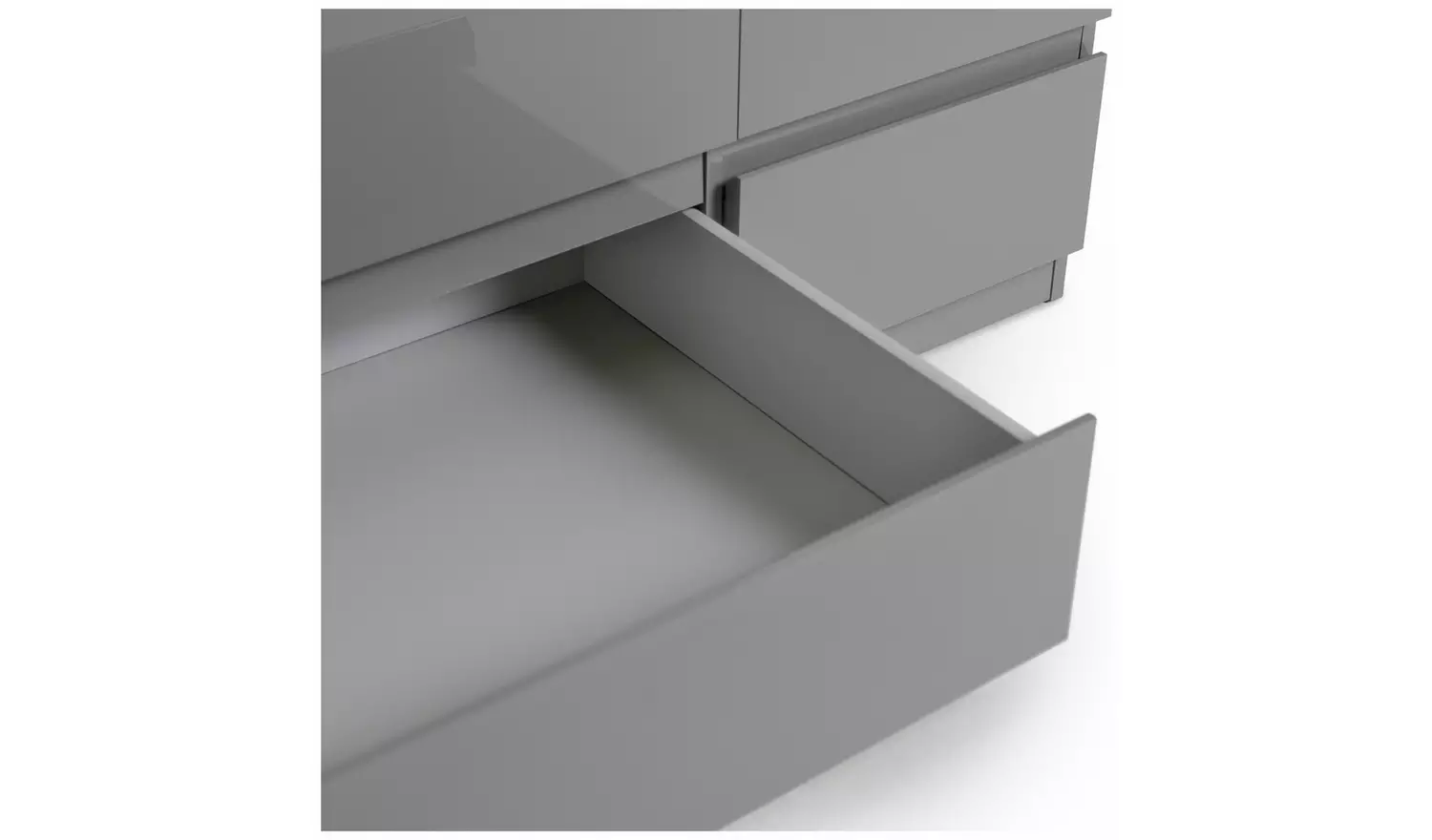 Argos Home Jenson 3 Door 4 Drawer Wardrobe - Grey Gloss