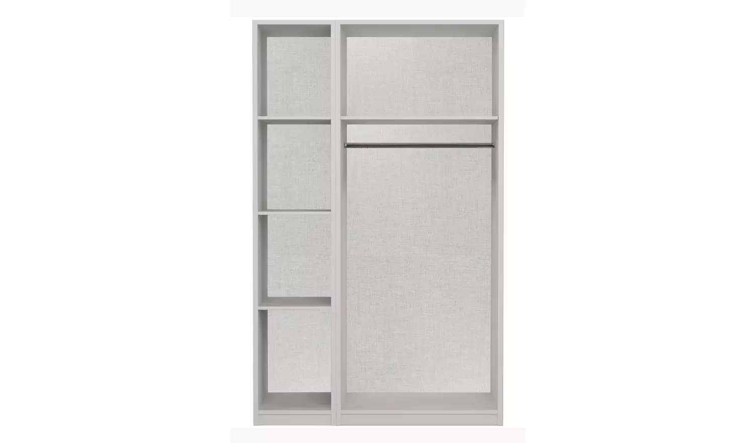 Grasmere 3 Door Mirror Wardrobe - Dark Grey