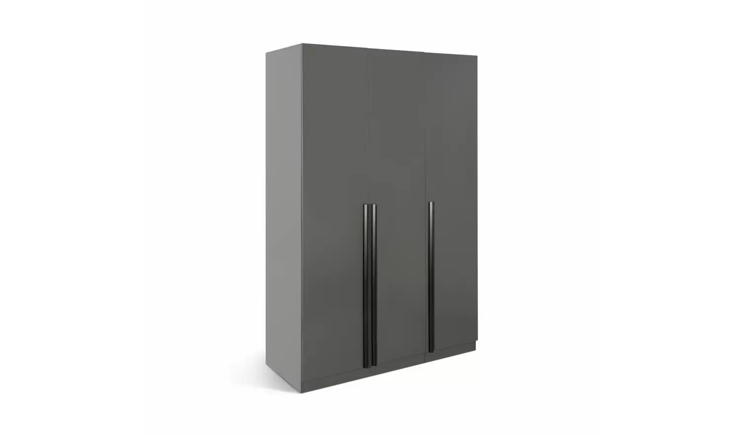 Habitat Munich 3 Door Wardrobe - Anthracite