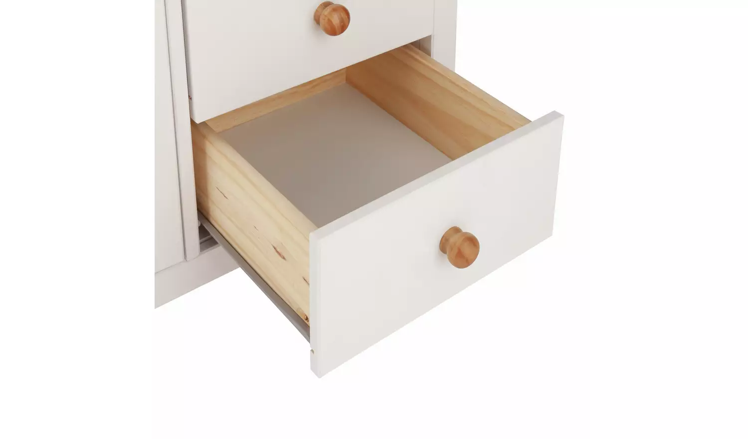 Argos Home Scandinavia 3 Door 3 Drawer Wardrobe -Pine &White