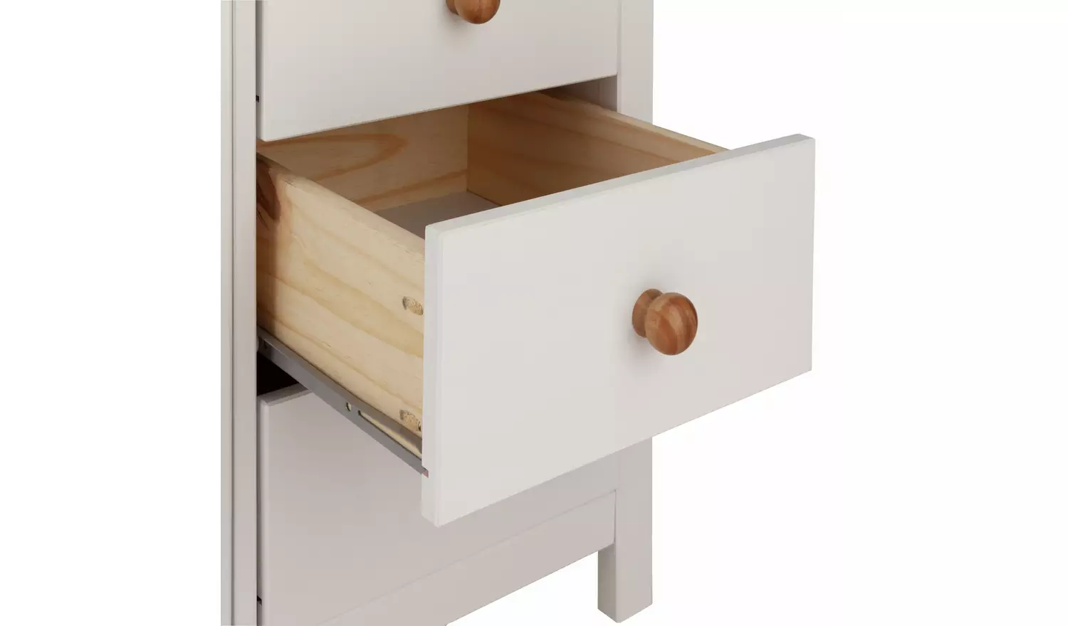 Argos Home Scandinavia 3 Door 3 Drawer Wardrobe -Pine &White