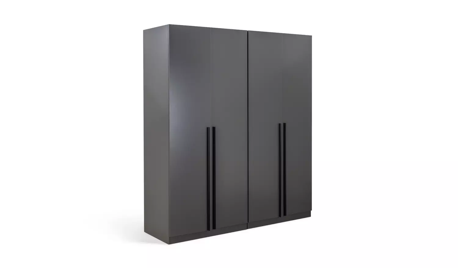 Habitat Munich 4 Door Wardrobe - Anthracite