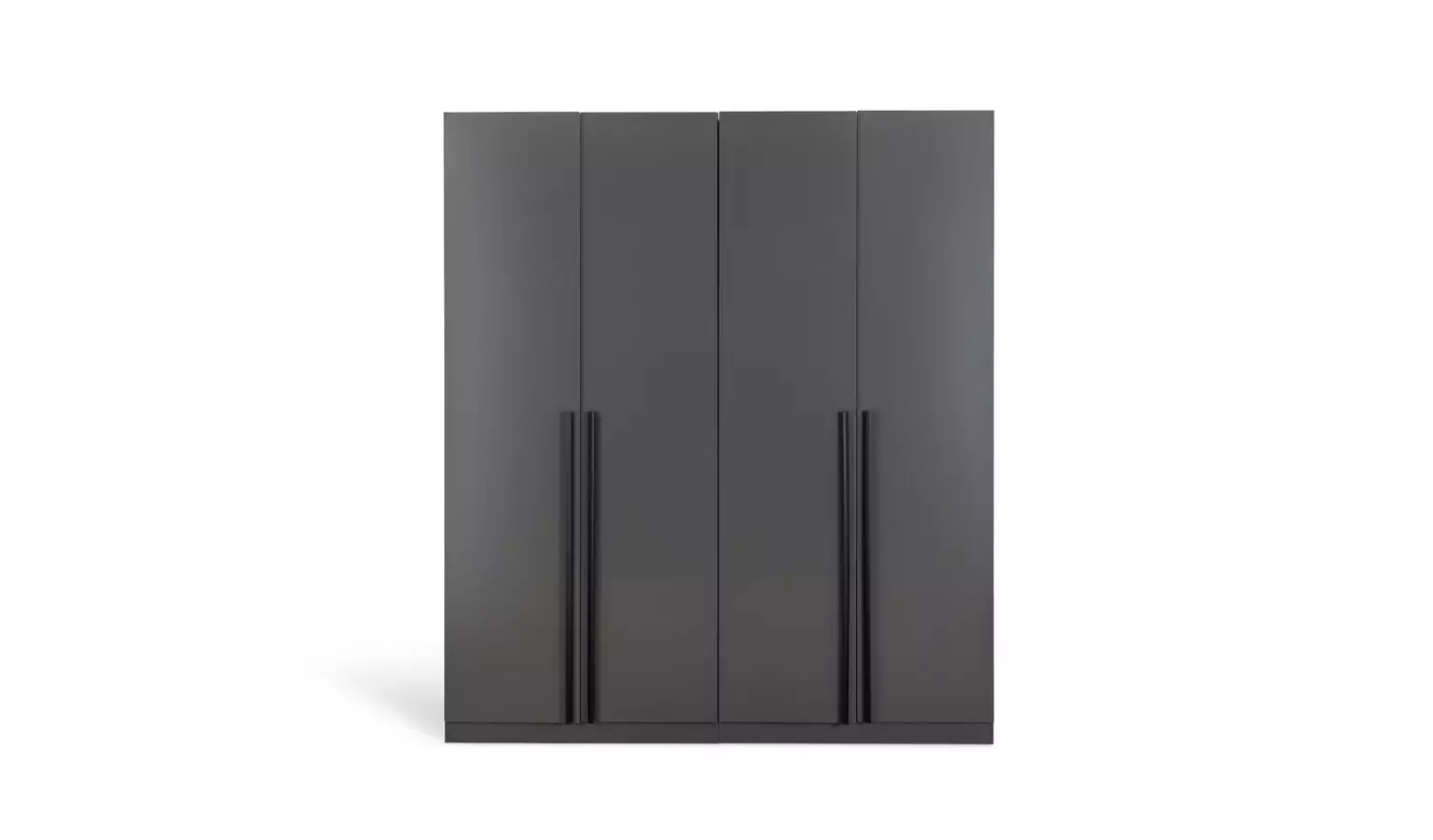 Habitat Munich 4 Door Wardrobe - Anthracite