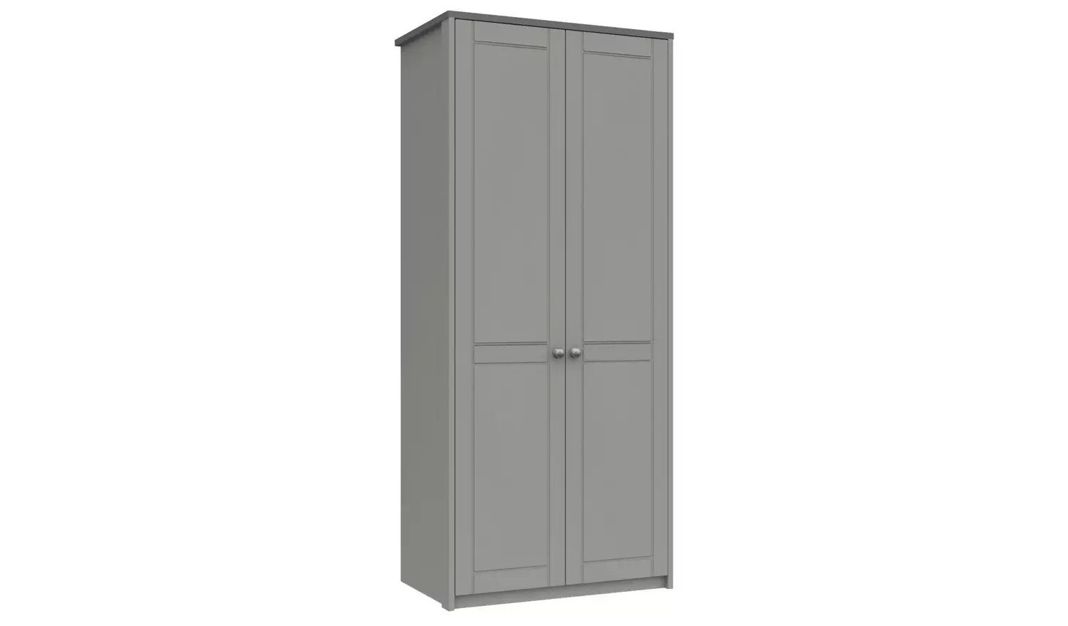 Kielder 2 Door Wardrobe - Grey