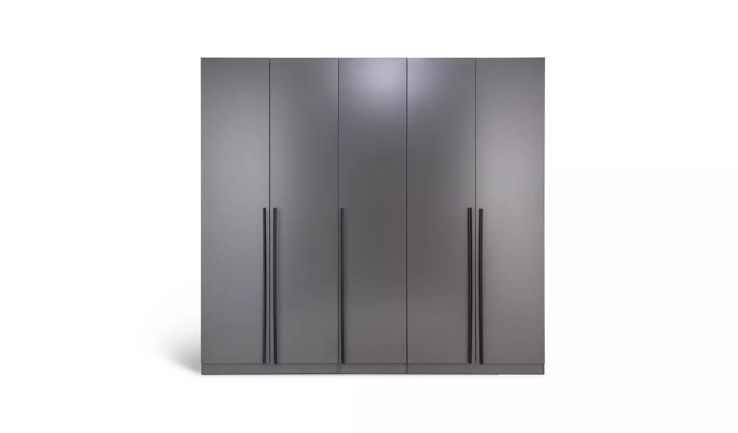 Habitat Munich 5 Door Wardrobe - Anthracite