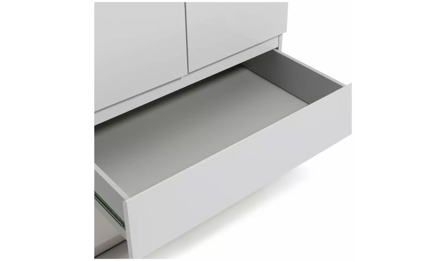 Argos Home Jenson 2 Door 2 Drawer Wardrobe - White Gloss