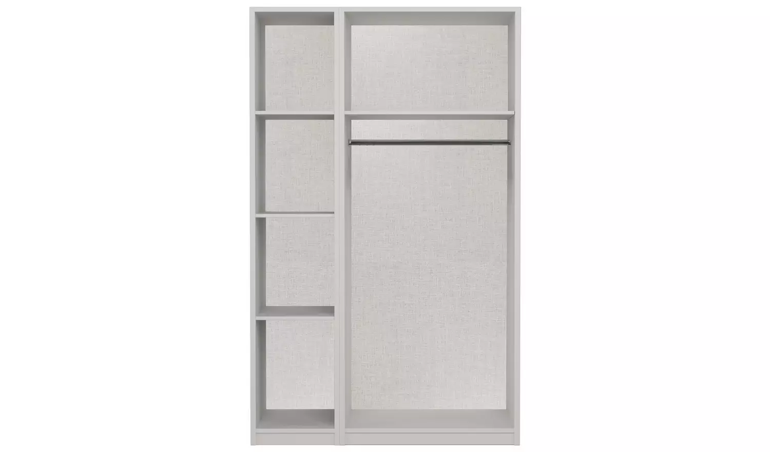 Kielder 3 Door Mirror Wardrobe - White