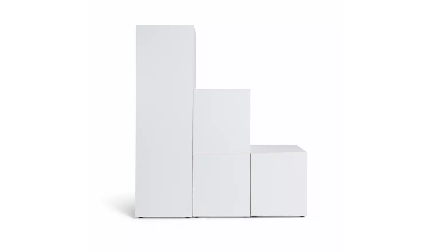 Argos Home Malibu Stepped Small Storage Wardrobe - White