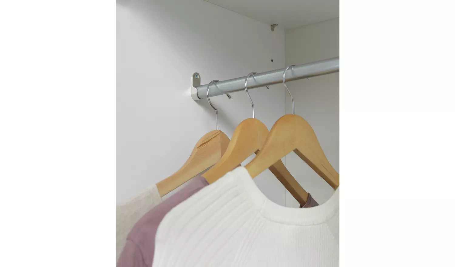 Argos Home Malibu Stepped Small Storage Wardrobe - White