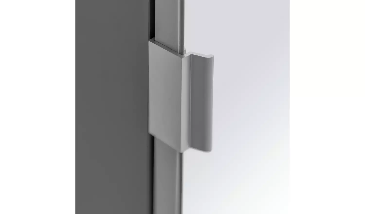 Habitat Munich 1 Door Mirror Wardrobe - Anthracite