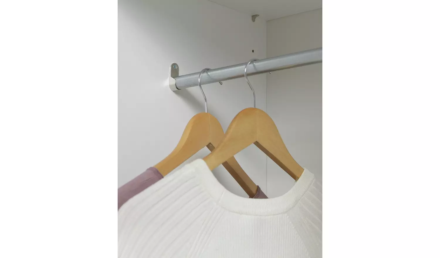 Argos Home Malibu Stepped Large Storage Wardrobe - White