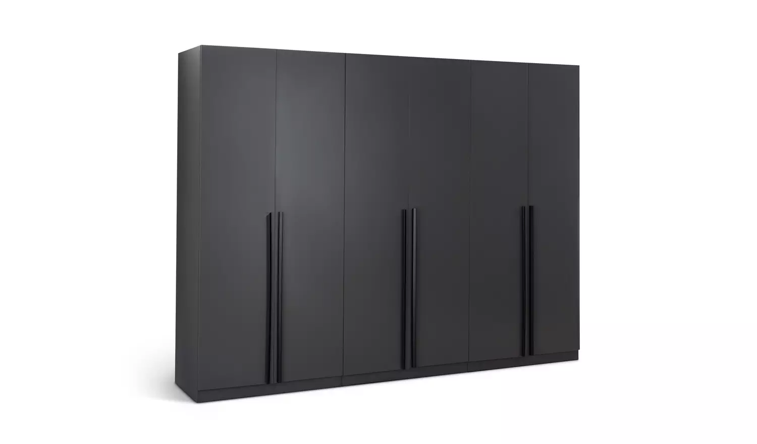 Habitat Munich 6 Door Wardrobe - Anthracite
