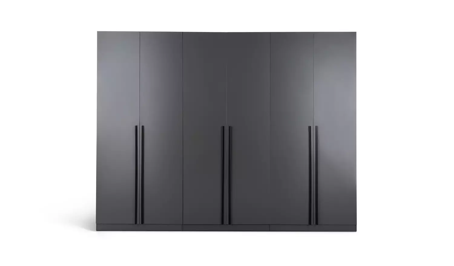 Habitat Munich 6 Door Wardrobe - Anthracite