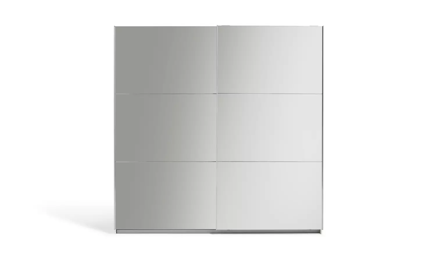 Habitat Holsted Mirrored 200cm Sliding Wardrobe - White