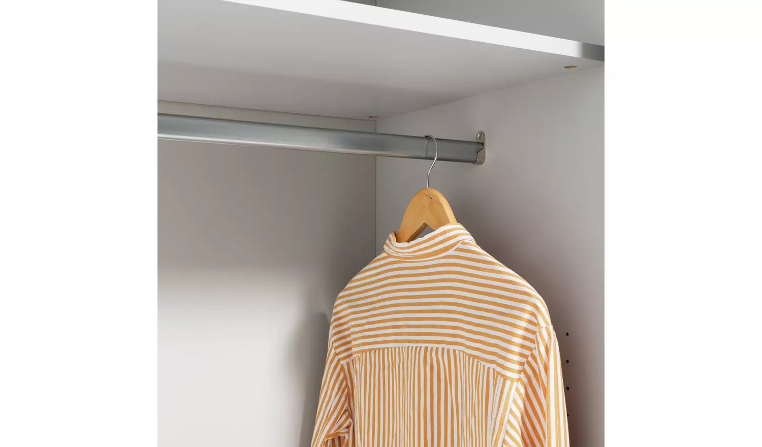 Habitat Holsted Mirrored 200cm Sliding Wardrobe - White