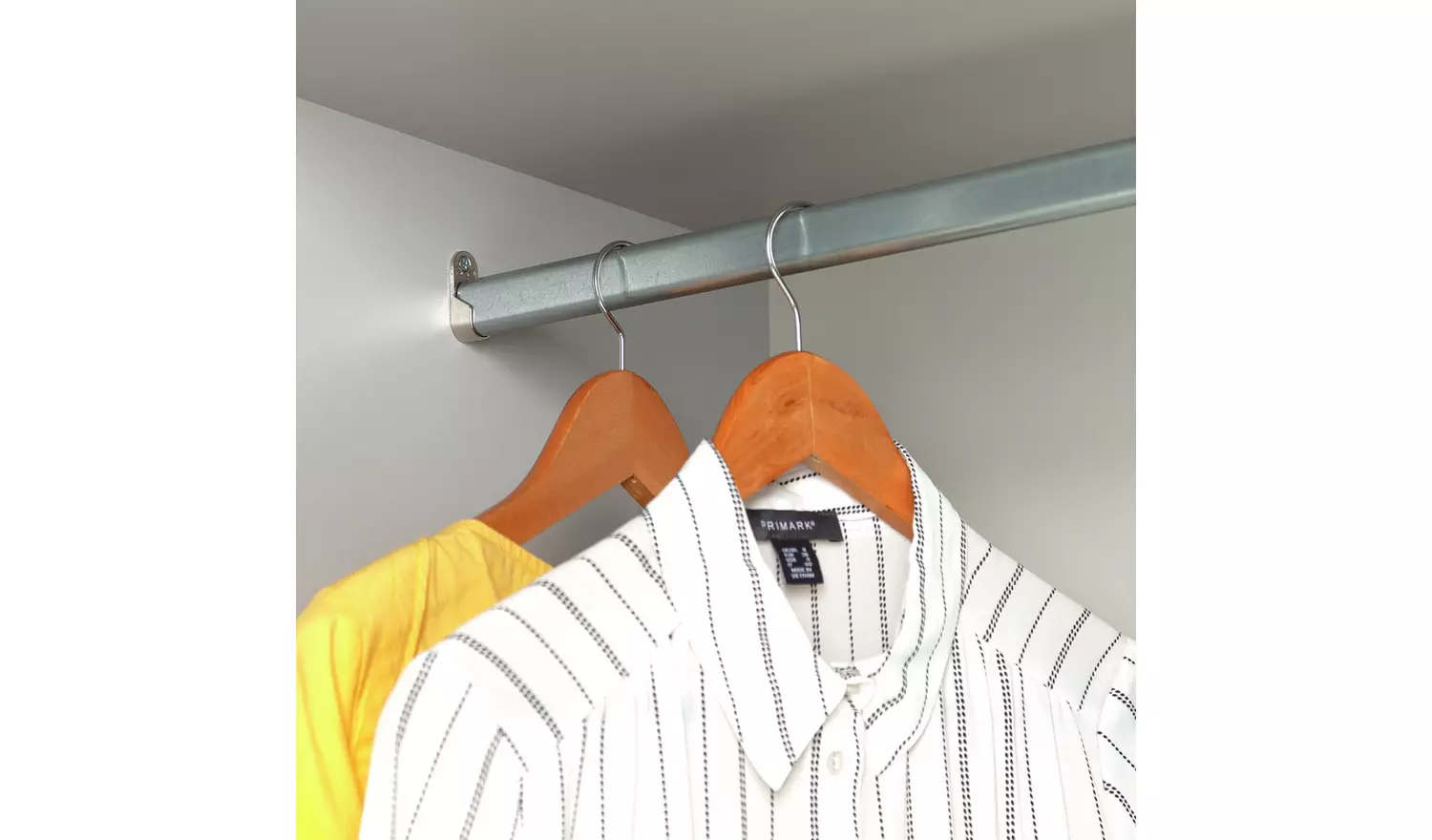 Habitat Holsted Half Mirror 120cm Sliding Wardrobe -White