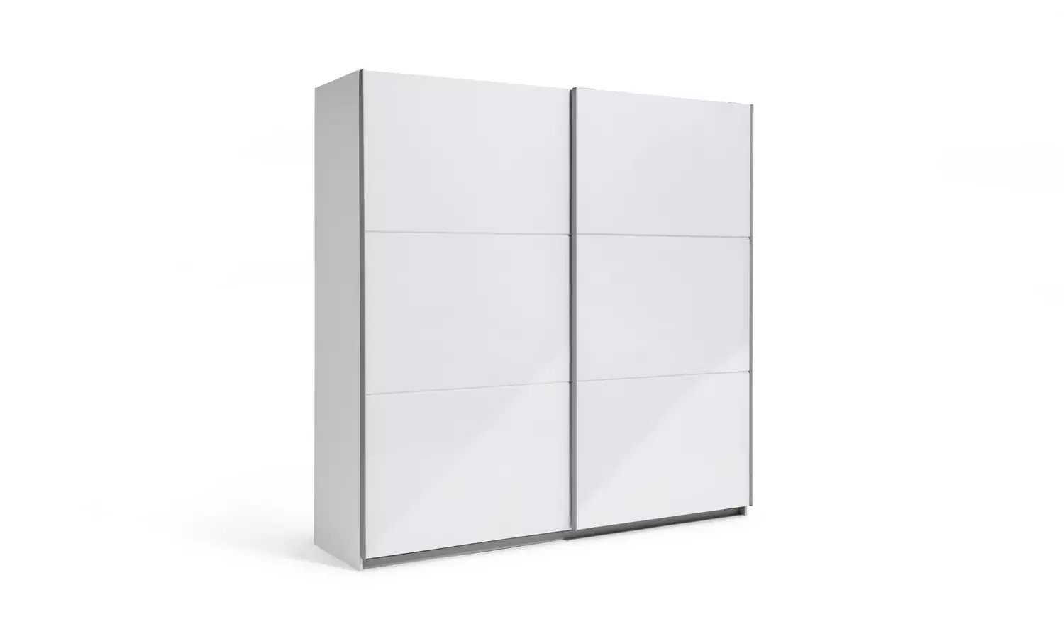 Habitat Holsted 200cm Sliding Wardrobe - White Gloss